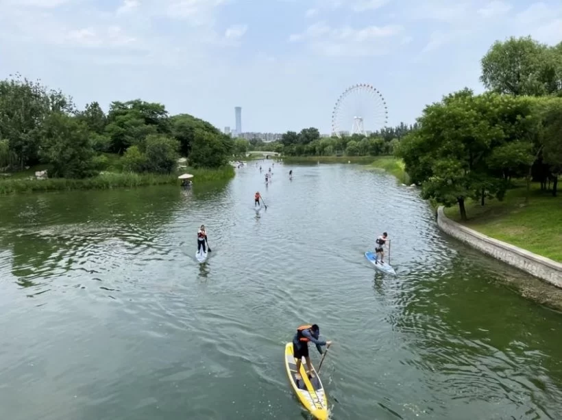 2022桨板国家级教练员培训班（北京站）于龙潭中湖公园圆满结束(图3)