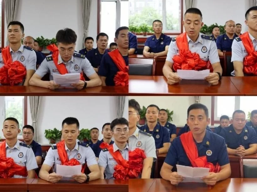 榆林榆阳区消防救援大队召开2022年度“国考”录用干部欢送座谈会(图2) 榆林榆阳区消防救援大队召开2022年度“国考”录用干部欢送座谈会(图2)