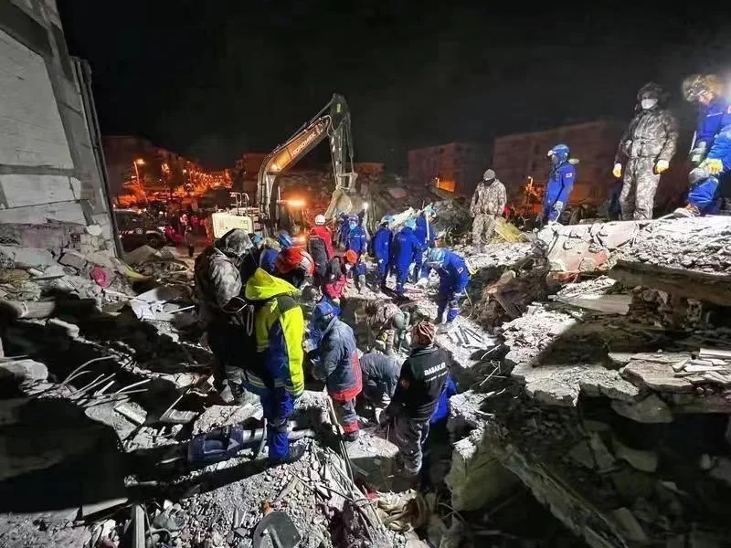 榆阳大队邀请驰援土耳其地震救援榆林市蓝天救援队队长白文涛来队传经送宝(图1) 榆阳大队邀请驰援土耳其地震救援榆林市蓝天救援队队长白文涛来队传经送宝(图1)