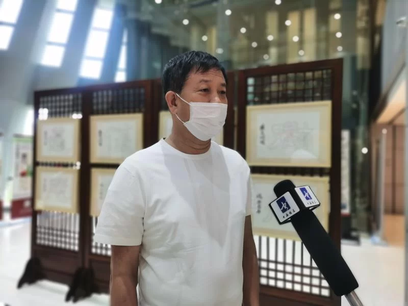 杨拴明用“一笔空心字”讲述的抗疫故事(图3)