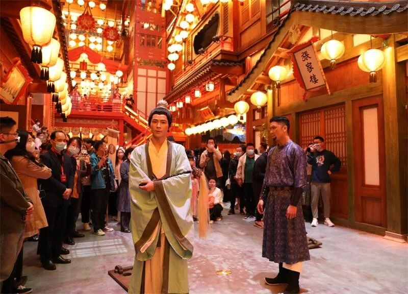 全国首个唐风市井文化街区“长安十二时辰”西安开市(图10) 全国首个唐风市井文化街区“长安十二时辰”西安开市(图10)