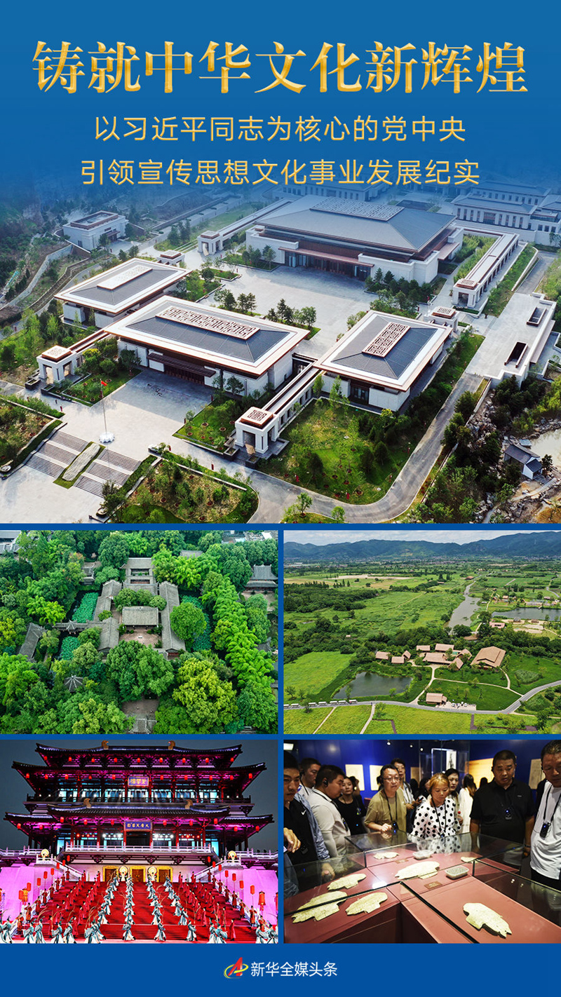 铸就中华文化新辉煌——以习近平同志为核心的党中央引领宣传思想文化事业发