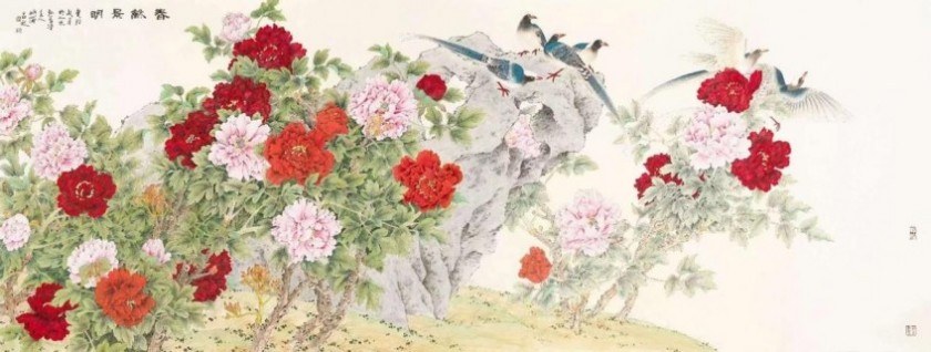 庆祝北京中轴线申遗成功暨京城名胜书画展(图12)