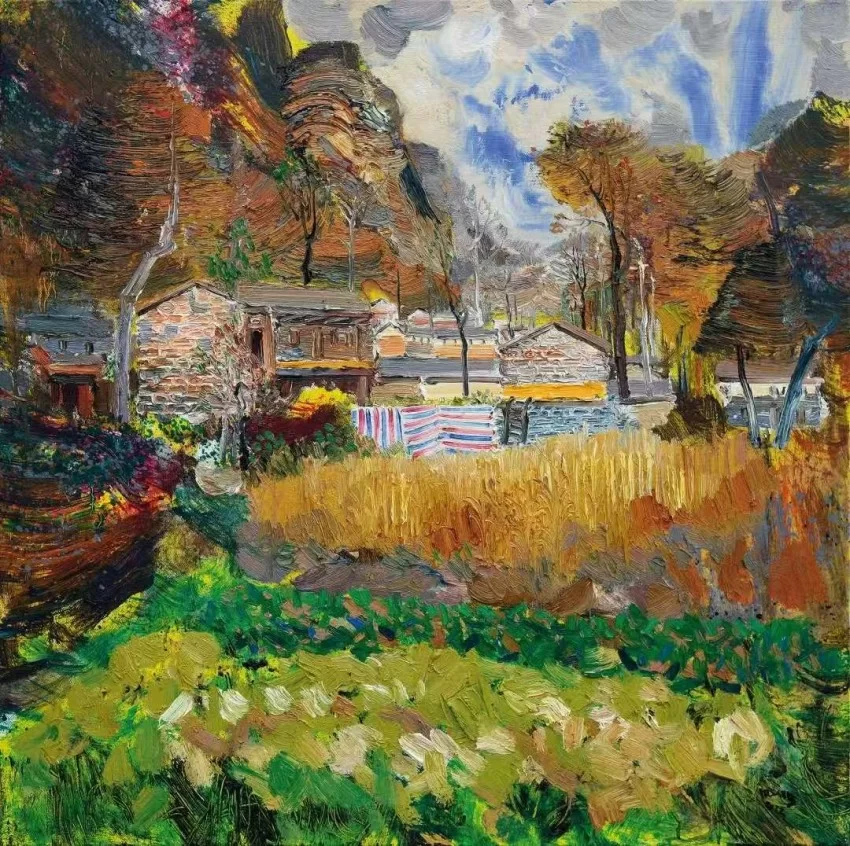 “移山——孟新宇油画作品展”在商丘工学院美术馆举行(图8) “移山——孟新宇油画作品展”在商丘工学院美术馆举行(图8)