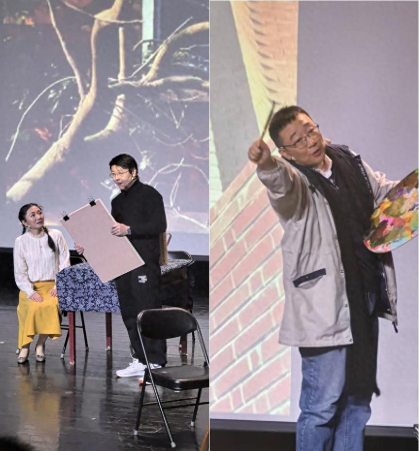 致敬已故美术家忻东旺——原创话剧《忻东旺》在清华大学演出(图1)