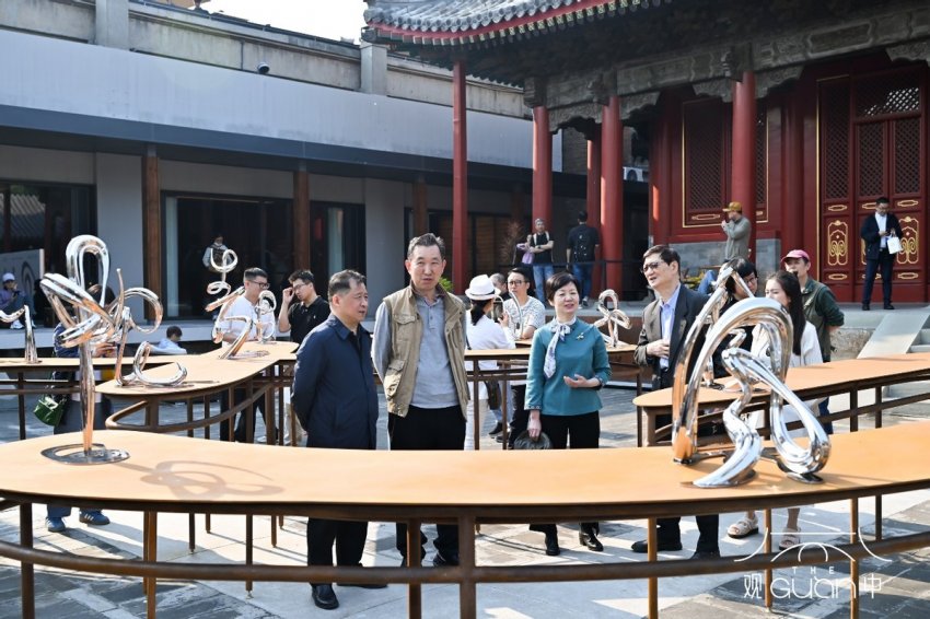 文字史诗：中轴线上的文本空间雕塑公共艺术展(图7)