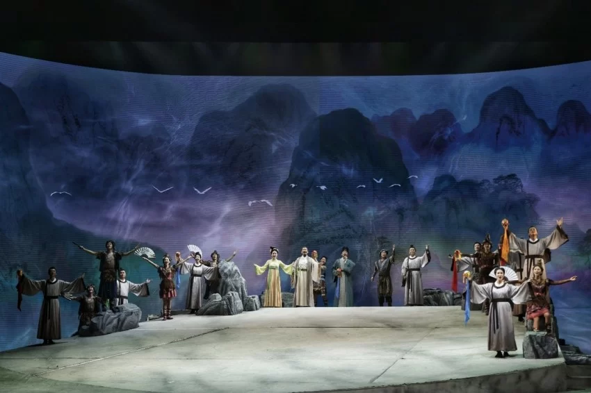 民族歌剧《柳柳州》全国巡演第100场在山西永济演出(图3) 民族歌剧《柳柳州》全国巡演第100场在山西永济演出(图3)