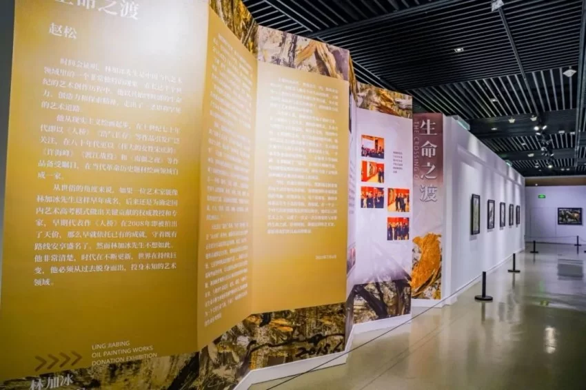 “生命之渡——林加冰油画作品捐献展”在芜湖市博物馆开幕(图5) “生命之渡——林加冰油画作品捐献展”在芜湖市博物馆开幕(图5)