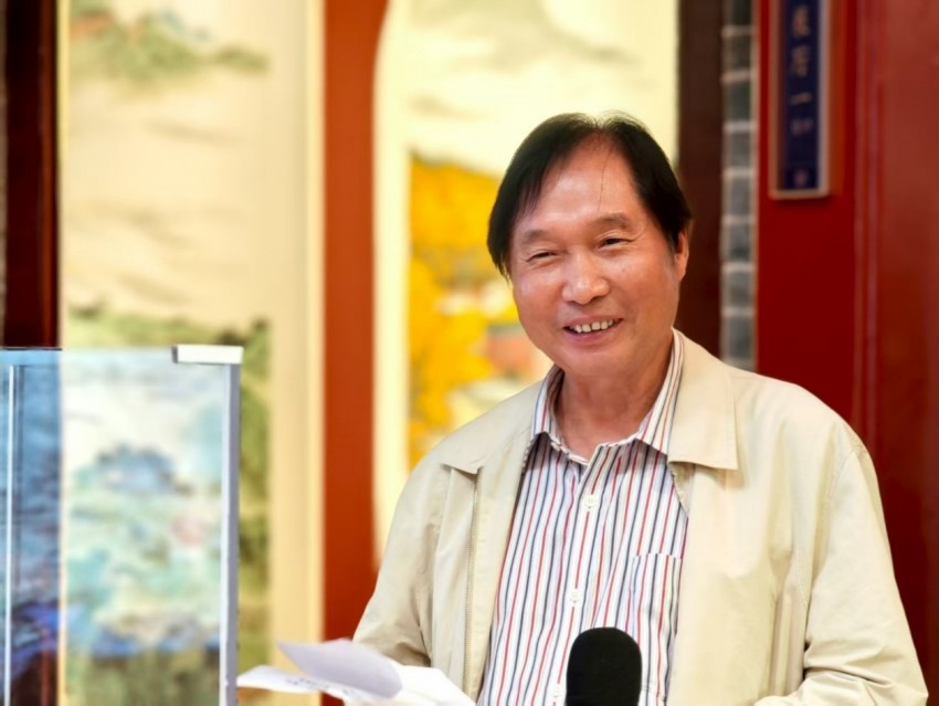 “庆祝北京中轴线申遗成功一周年·杨留义北京中轴线城市山水画展”在京开幕(图3)