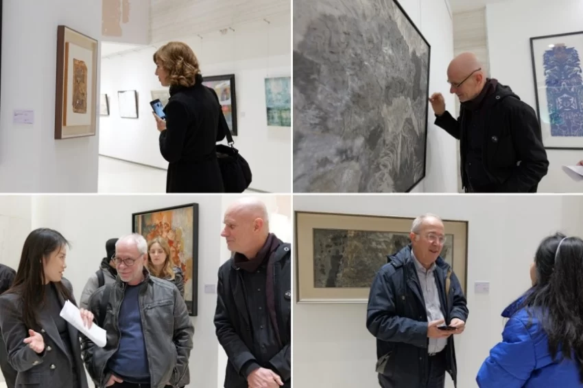 文脉跨山海 艺境贯中西——“纸语千年 艺韵华章”中国纸本艺术国际巡展亮相塞尔维亚(图3) 文脉跨山海 艺境贯中西——“纸语千年 艺韵华章”中国纸本艺术国际巡展亮相塞尔维亚(图3)