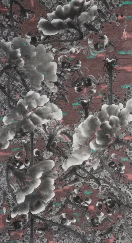 荷作雅赋时代新韵,笔墨高歌生命张力——论徐建新“荷作”的艺术魅力(图8) 荷作雅赋时代新韵,笔墨高歌生命张力——论徐建新“荷作”的艺术魅力(图8)