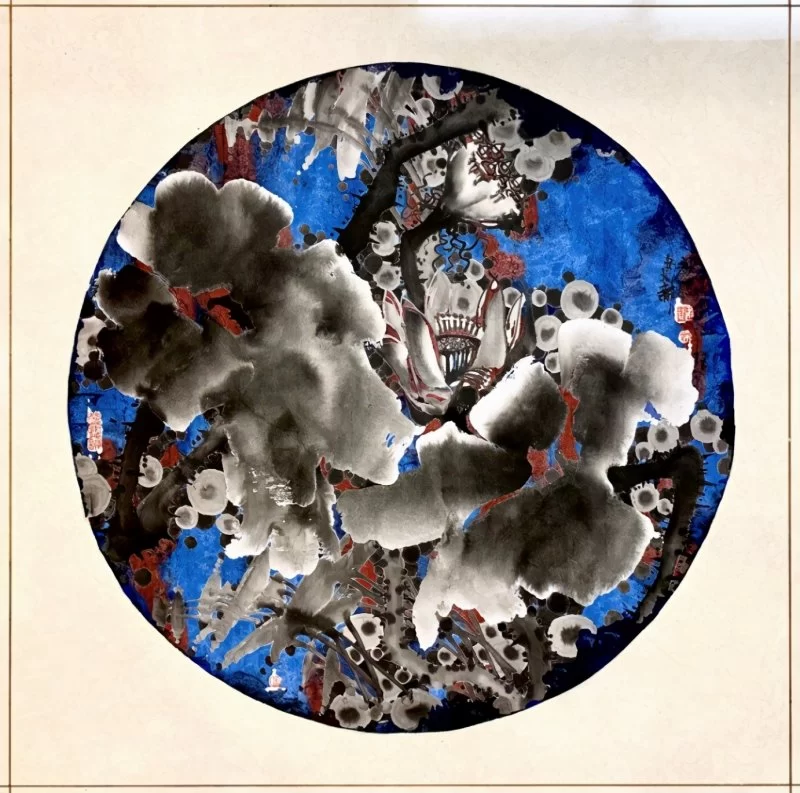 荷作雅赋时代新韵,笔墨高歌生命张力——论徐建新“荷作”的艺术魅力(图11) 荷作雅赋时代新韵,笔墨高歌生命张力——论徐建新“荷作”的艺术魅力(图11)