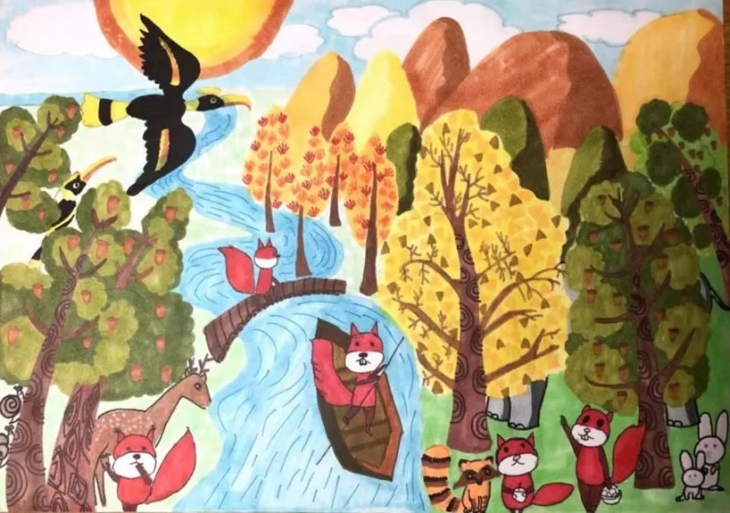 “2021自然与艺术-保护生物多样性全球艺术大赛”公布入选结果(图6) “2021自然与艺术-保护生物多样性全球艺术大赛”公布入选结果(图6)